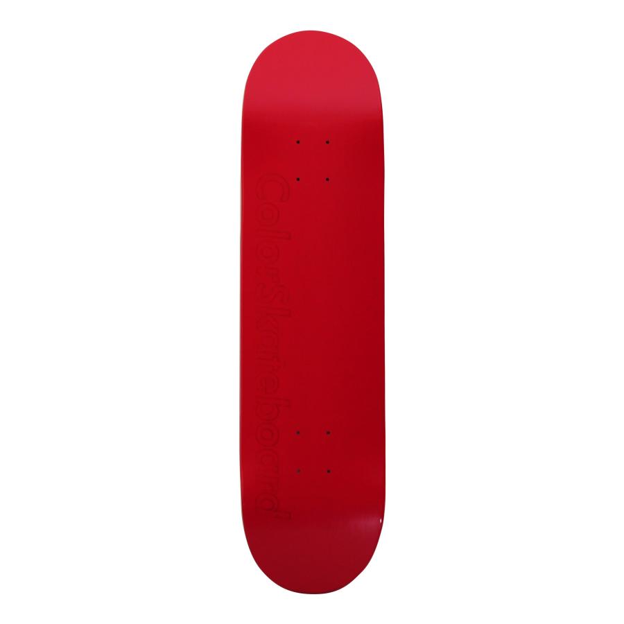 COLOR SKATEBOARDS DECK カラースケートボード デッキ RESIN-7 Red レッド スケートボード スケボー ブランク キッズ | 