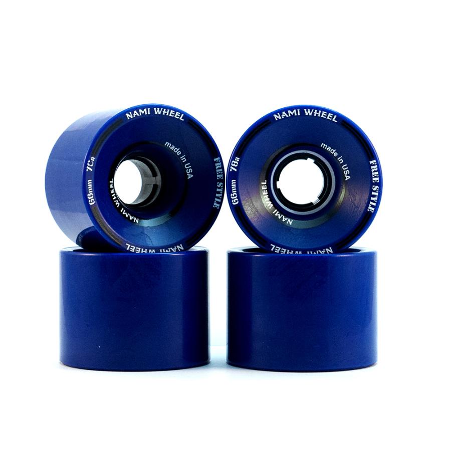 NAMI Wheel FREE STYLE 66mm Blue 波ウィール クルーズ ソフト ウィール ロングスケート | 