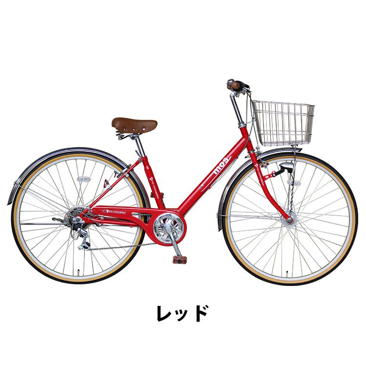 自転車 軽快 シティ 丸石サイクル タイヤサイズ 27インチ 外装6段変速 ledオートライト