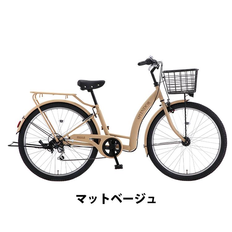 スプレンダー 自転車 27.5インチ 外装6段変速 LEDオートライト BAA 