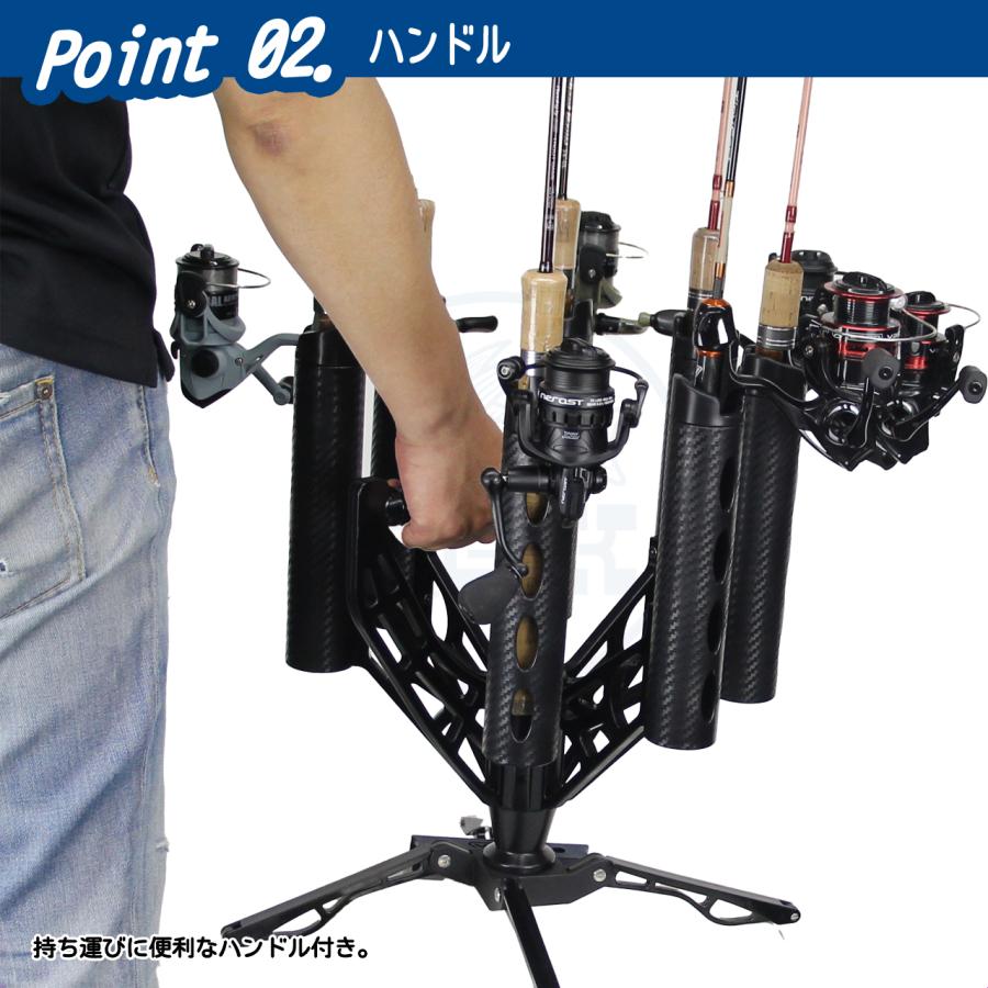(OGK) リボルバーロッドスタンド 7本用 (OG4687) | 大阪漁具 | 02