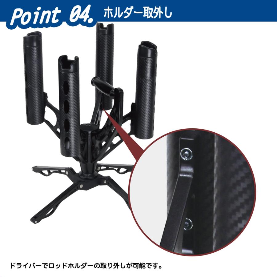 (OGK) リボルバーロッドスタンド 7本用 (OG4687) | 大阪漁具 | 04
