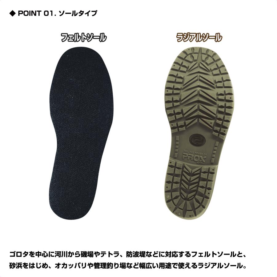 PROX（プロックス） 自立ヒップウェダー フェルト 小さめ〜レギュラー