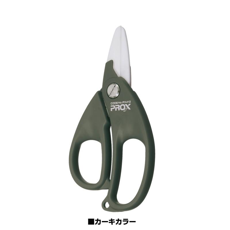 【クリックポスト発送】 (PROX) PEカットセラミックシザーズ フックシャープナー付 (PX410) | PROX | 01