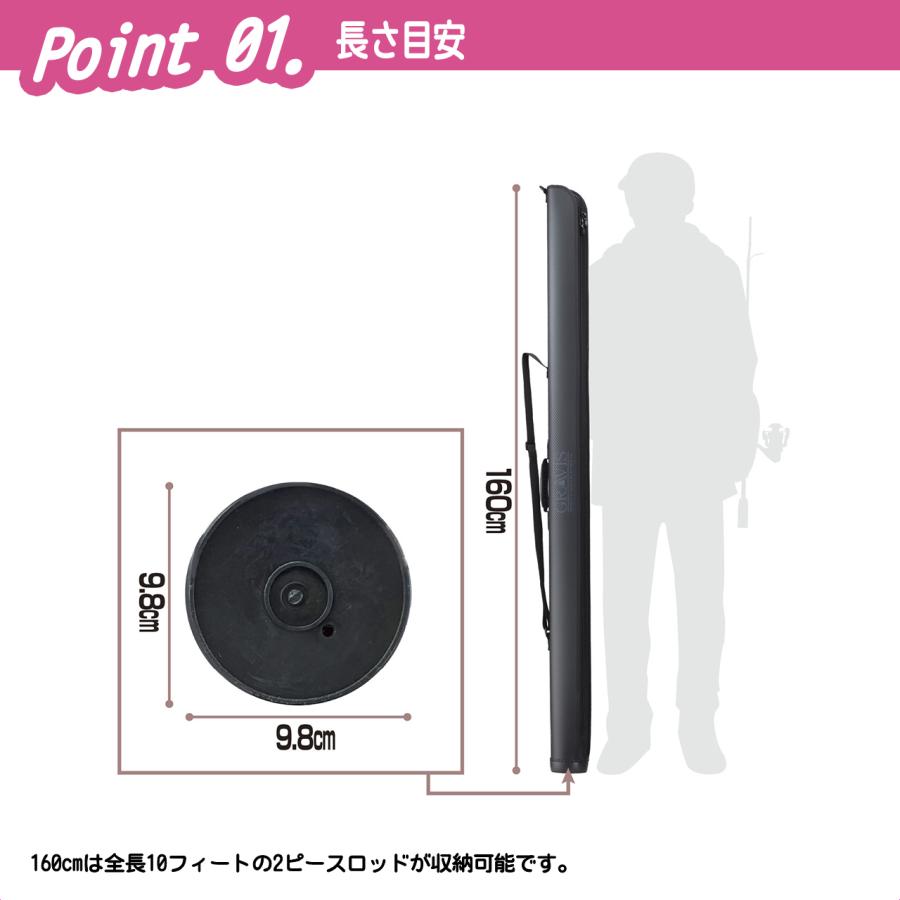 PROX（プロックス） グラヴィススーパースリムロッドケース 160cm