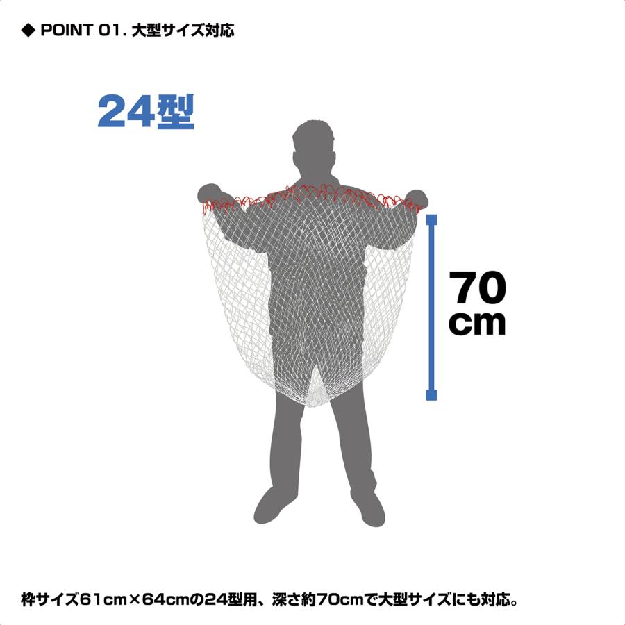 PROX（プロックス） 交換用どでかネット7035N(ナイロン) 24型用