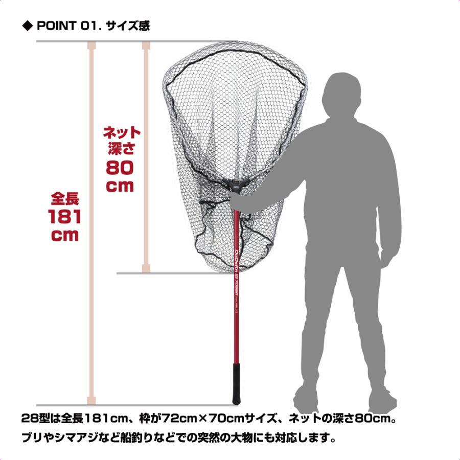 プロックス どでかランディングネット7035R 28型/ラバーコート(柄レッド) PROX　特大ランディングネット PX7035R28R返品種別A PROX（プロックス） どでかランディングネット7035R(ラバーコート) 28
