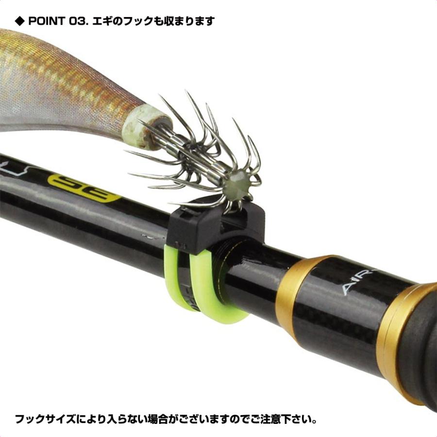 【クリックポスト発送】(PROX) 結束フックキーパー滑り止めゴム付 | PROX | 03