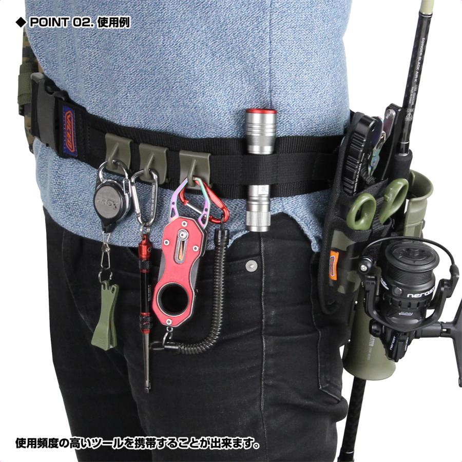 (VICEO) クイックアジャストフィッシングベルト (VC306K) | VICEO | 02