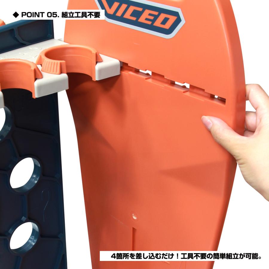 (VICEO) 縦型ロッドスタンド12(組立式) (VC791) | PROX | 05