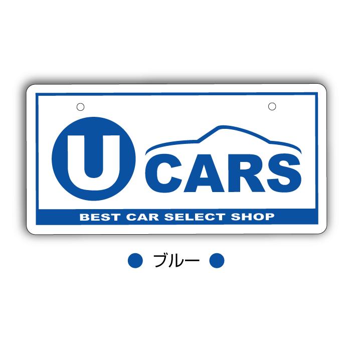 【U-CARS】ナンバープレート【本体色：白(艶あり)】アクリル｜中古車展示用｜写真撮影用｜ ナンバーカバー｜prozbacs｜04