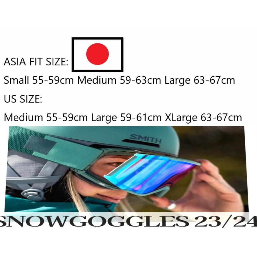 【日本正規品】25-26 SMITH Survey Mips スミス サーベイ ミップス M L XL size サイズ ダイヤルフィット ダイヤル調整 軽量 スキー スノーボード スノボ | SMITH（ヘルメット、サングラス） | 10