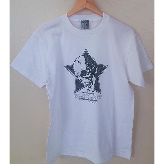 GAN CRAFT（ガンクラフト） Tシャツ （スタースカルTee）ホワイトM