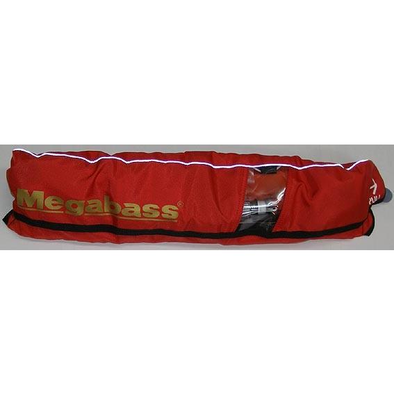 Megabass LIFE SAVER（WEST）/ メガバス ライフセーバー RED（ウエスト） 自動膨張式 救命具/桜マーク付き｜ps-marin