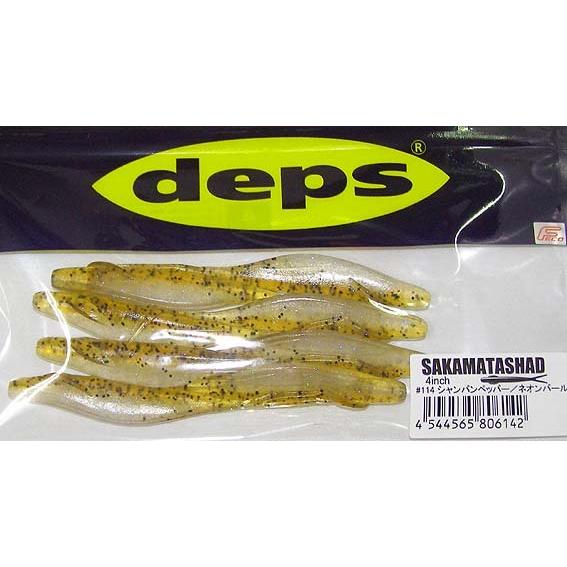 deps（デプス） サカマタシャッド 4インチ（シャンパンペッパーネオン
