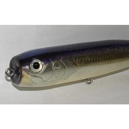 トビウオ ルアー ウッドベイト WB15F POP（銀箔 ） マグロ 用 ポッパー