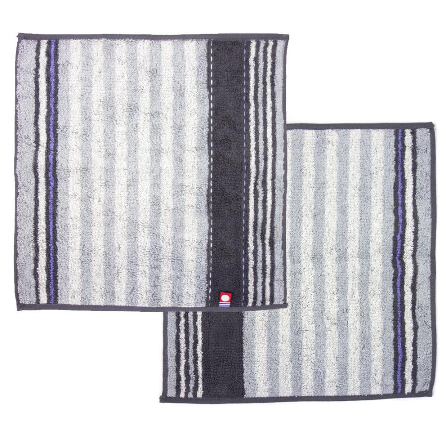 チェック柄・ストライプ柄ハンカチセット 今治タオル ギフト ハンカチ 2枚セット 箱入り おしゃれなジャ