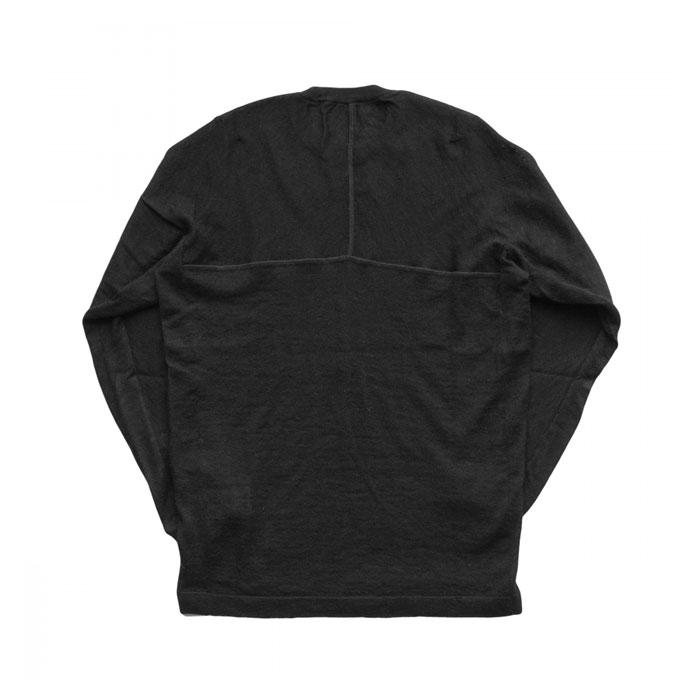 大人の上質 ACRONYM S23-AK Cashllama Long BLACKアクロニウム Sleeve Sweater ラマウール トップス 