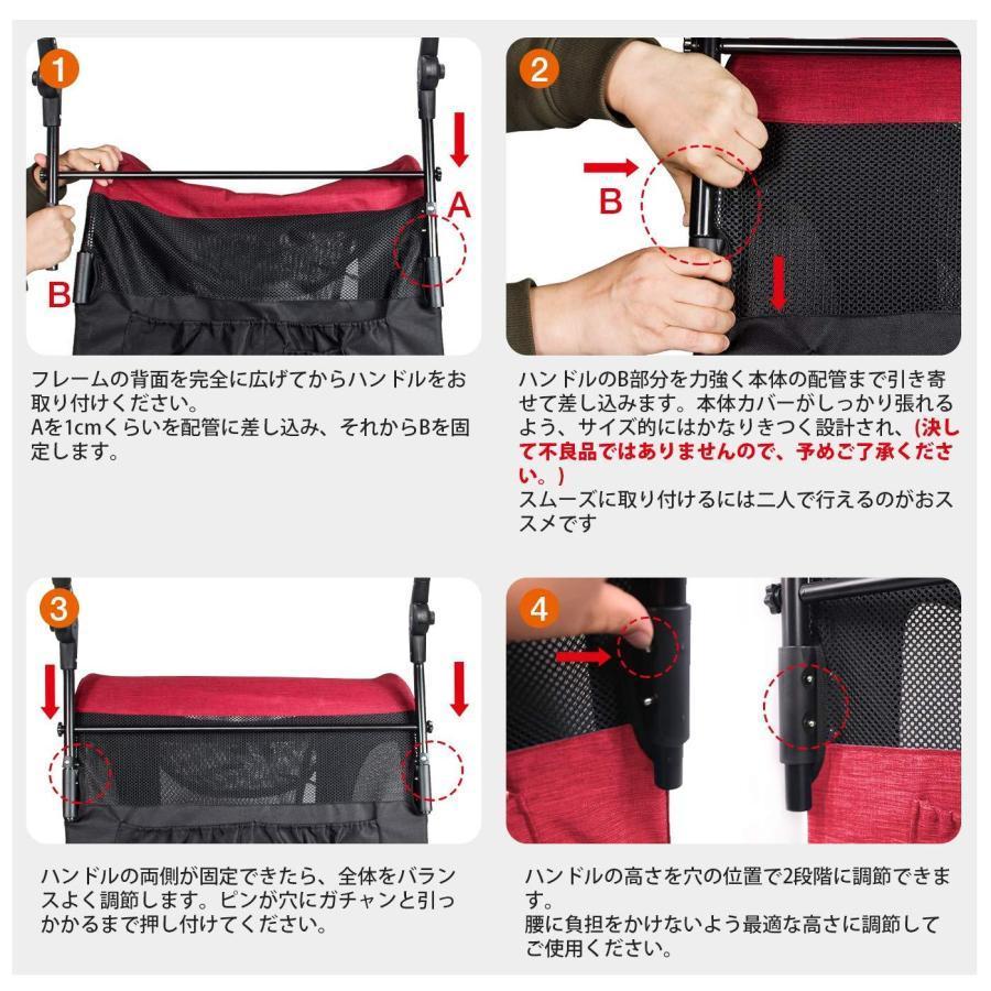 ペットカート 大型犬 折りたたみ式 ペットキャリー 犬用ベビーカー ドッグカート ペットバギー 耐荷重60kg 通気 多頭用 介護用 軽量 収納便利 ストッパー付き 収納便利