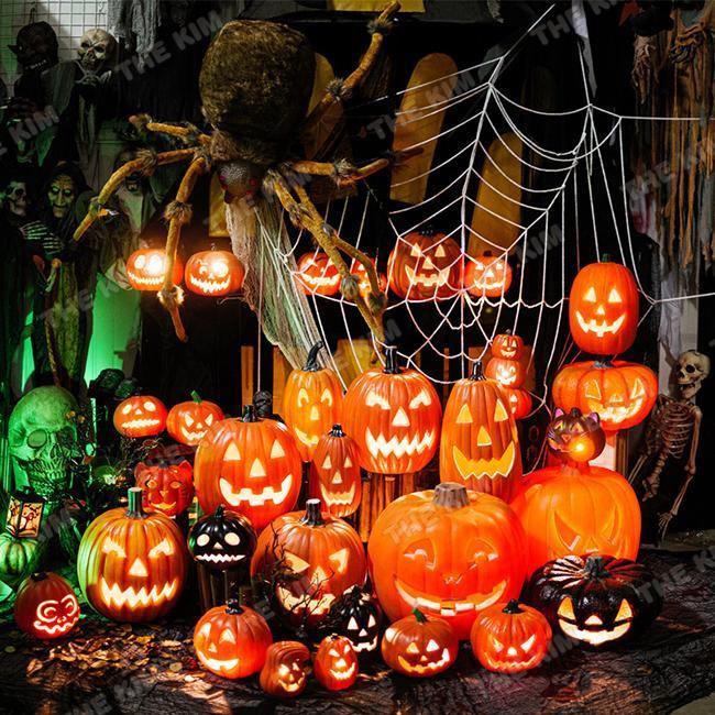 LEDライト ハロウィン かぼちゃ 光る 飾り ジャックオーランタン カラフル