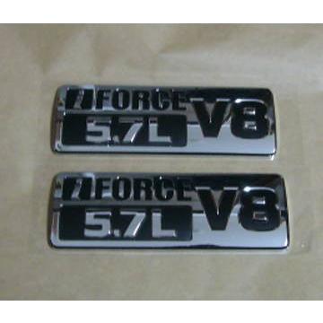 トヨタ タンドラ USK5# フロントドアエンブレム【i FORCE 5.7L V8 