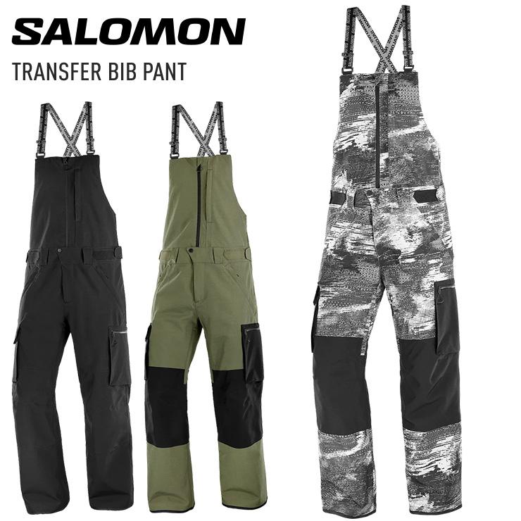 SALOMON サロモン23-24 TRANSFER BIB PANT サイズS SALOMON（サロモン） 23-24 SALOMON TRANSFER BIB PANT M