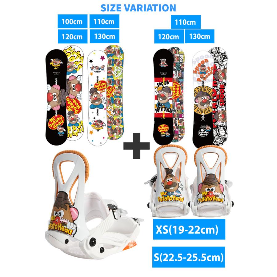 キッズスノーボード2点セット】Mr. ポテトヘッド POTATO HEAD キッズスノーボード2点セット】Mr. ポテトヘッド POTATO HEAD