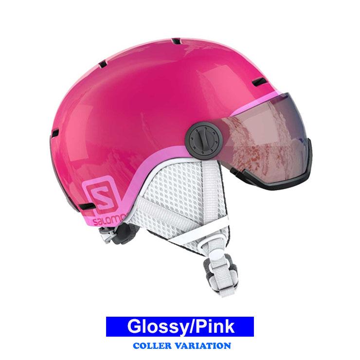 SALOMON サロモン キッズ ヘルメット GROM VISOR バイザー付き SALOMON サロモン キッズ ヘルメット GROM VISOR バイザー付き