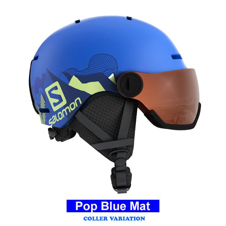 SALOMON サロモン キッズ ヘルメット GROM VISOR バイザー付き SALOMON サロモン キッズ ヘルメット GROM VISOR バイザー付き