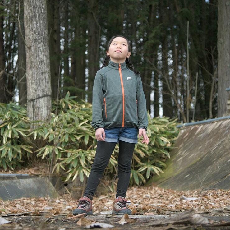 キッズ フリース 雪山 スノーボード UN2000 fleece jacket unfudge