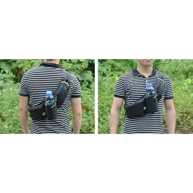 ボトルポーチ ランニングポーチ ウエストポーチ ウエストバッグ 揺れない ランニングバッグ ジョギング 防水 ジョギングバッグ ペットボトル | ブランド登録なし | 18