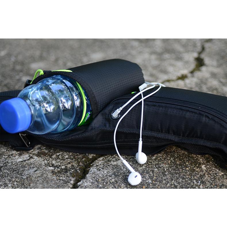 ボトルポーチ ランニングポーチ ウエストポーチ ウエストバッグ 揺れない ランニングバッグ ジョギング 防水 ジョギングバッグ ペットボトル | ブランド登録なし | 13