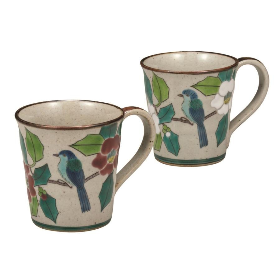 九谷焼 ペアマグカップ 椿に鳥 : 虹八 kohya - 通販 - Yahoo!ショッピング