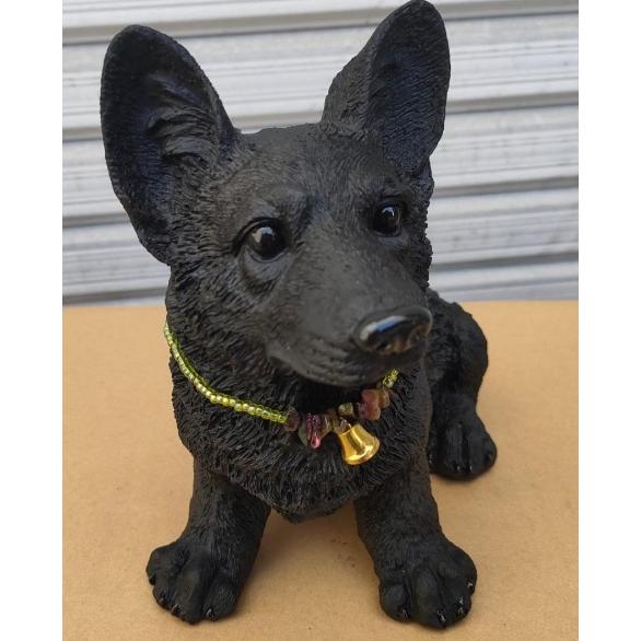 愛らしい炭の置物 コーギー 高さ約19CM＜かわいい ペット プレゼント