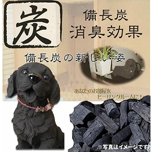 愛らしい炭の置物 コーギー 高さ約19CM＜かわいい ペット プレゼント