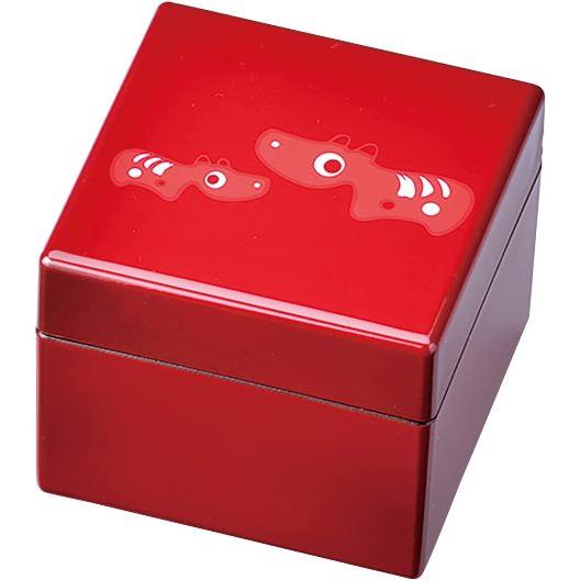 会津漆器 姫ボックス 赤べこ/親子ねこ（化粧BOX アクセサリーBOX
