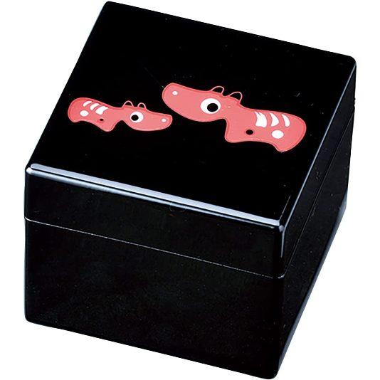会津漆器 姫ボックス 赤べこ（化粧BOX アクセサリーBOX）あかべこ/赤