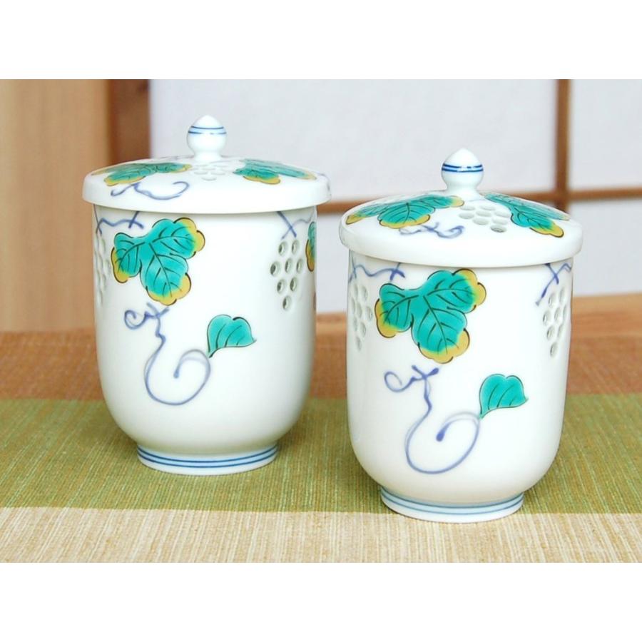 有田焼 水晶彫ぶどう 夫婦湯呑 木箱入 340014 : 虹八 kohya - 通販