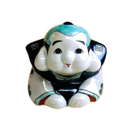 有田焼】縁起置物 福助 【サイズ】径13cm×高さ12cm
