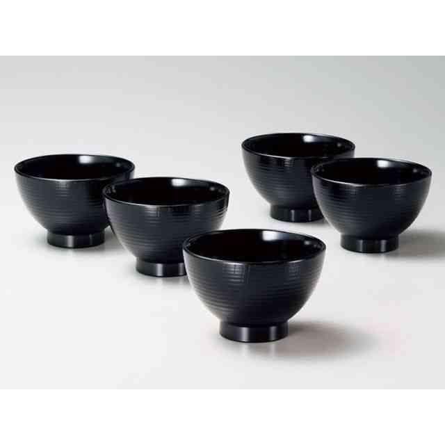 山中漆器 喜八工房 栃 フリーボウル（中）黒 山中漆器 【KZ2437】 木目