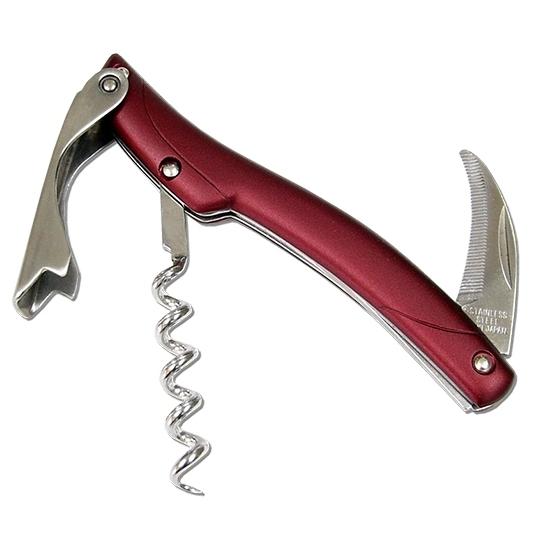 ATHRO ソムリエナイフ　ALーR レッド 日本製 ATHROソムリエナイフ ALシリーズ ワインレッド : 虹八