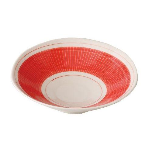 送料無料　絹十草 平鉢(赤) 71365 ５個セット【西海陶器】