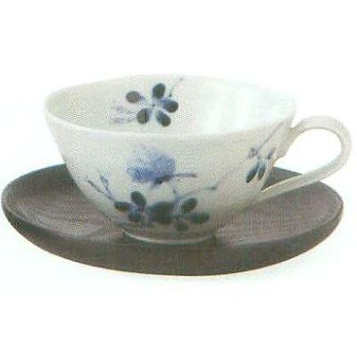 深川製磁 水引草手付バスケットセット有田焼 有田焼深川製磁水引