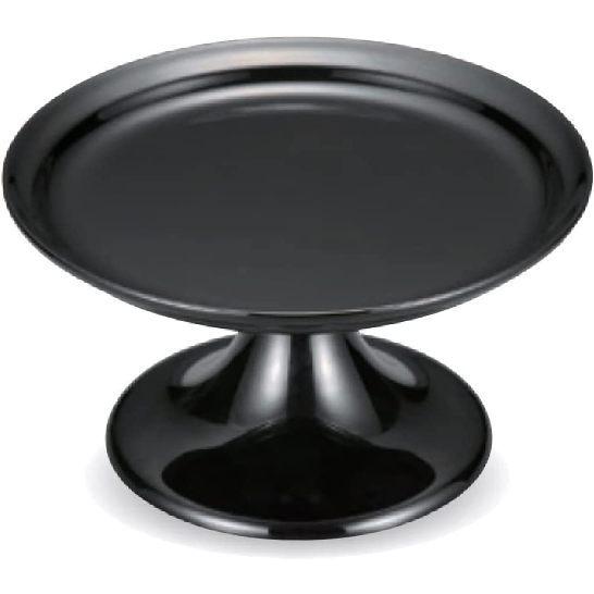 越前塗師細工 7.5寸渕厚高月 盛器 ABS脂/漆塗 22.7×12.1糎