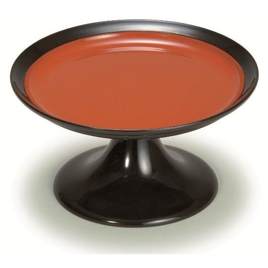 越前漆器 黒内朱 7.5渕厚高月盛器 φ22.7×12.1cm : 虹八 kohya - 通販