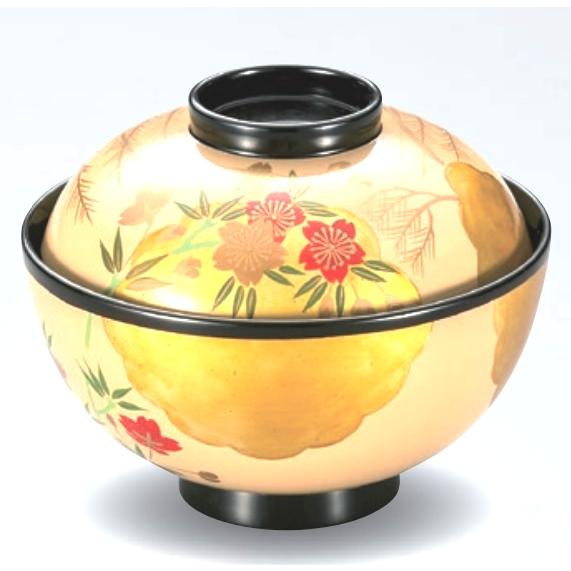 越前漆器 吸物椀　雲錦柳桜　ゴールド　金色　和食器　お茶碗 越前漆器 吸物椀 雲錦柳桜 : 虹八 kohya - 通販 - Yahoo!ショッピング