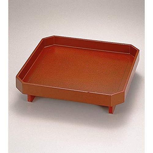 根来　隅切　膳 越前漆器 根来 隅切足付膳 36.4×36.4×9.8cm : 虹八 kohya - 通販