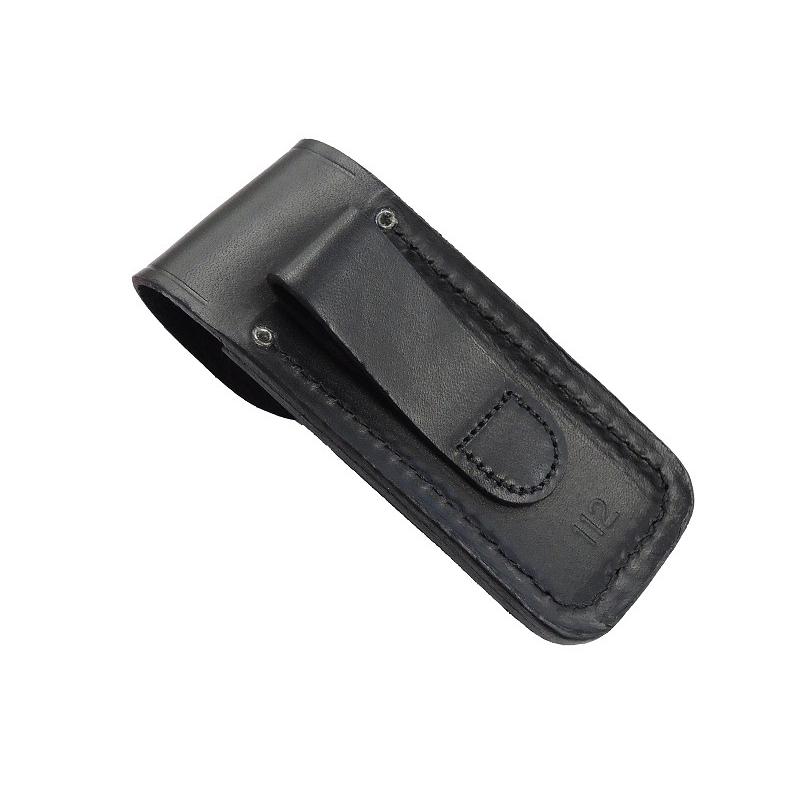 バックナイフ BUCK 112-05-BK 112用 皮ケース 黒 (112S) : 虹八 kohya