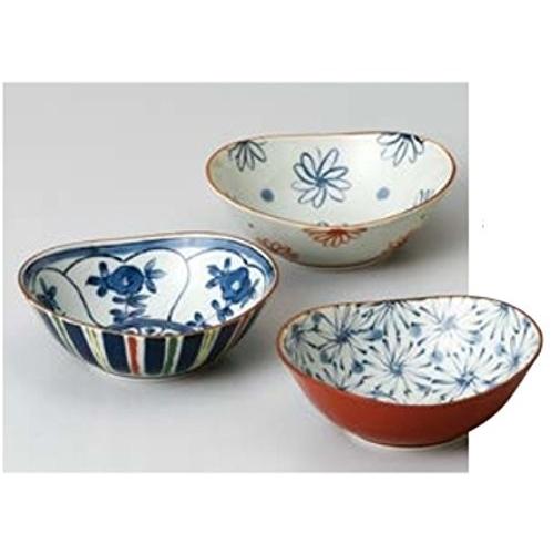 波佐見焼 華絵変り トリオ 楕円鉢 (鉢×3個組) : 虹八 kohya - 通販