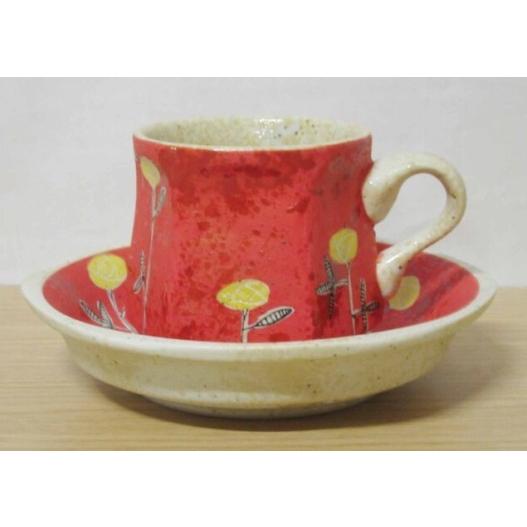 有田焼 六角コーヒー カップ＆ソーサーメルヘン 容量：約190ml＜ギフト